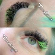 Festival Coloured Eyelash extensions 2022 Terraderma